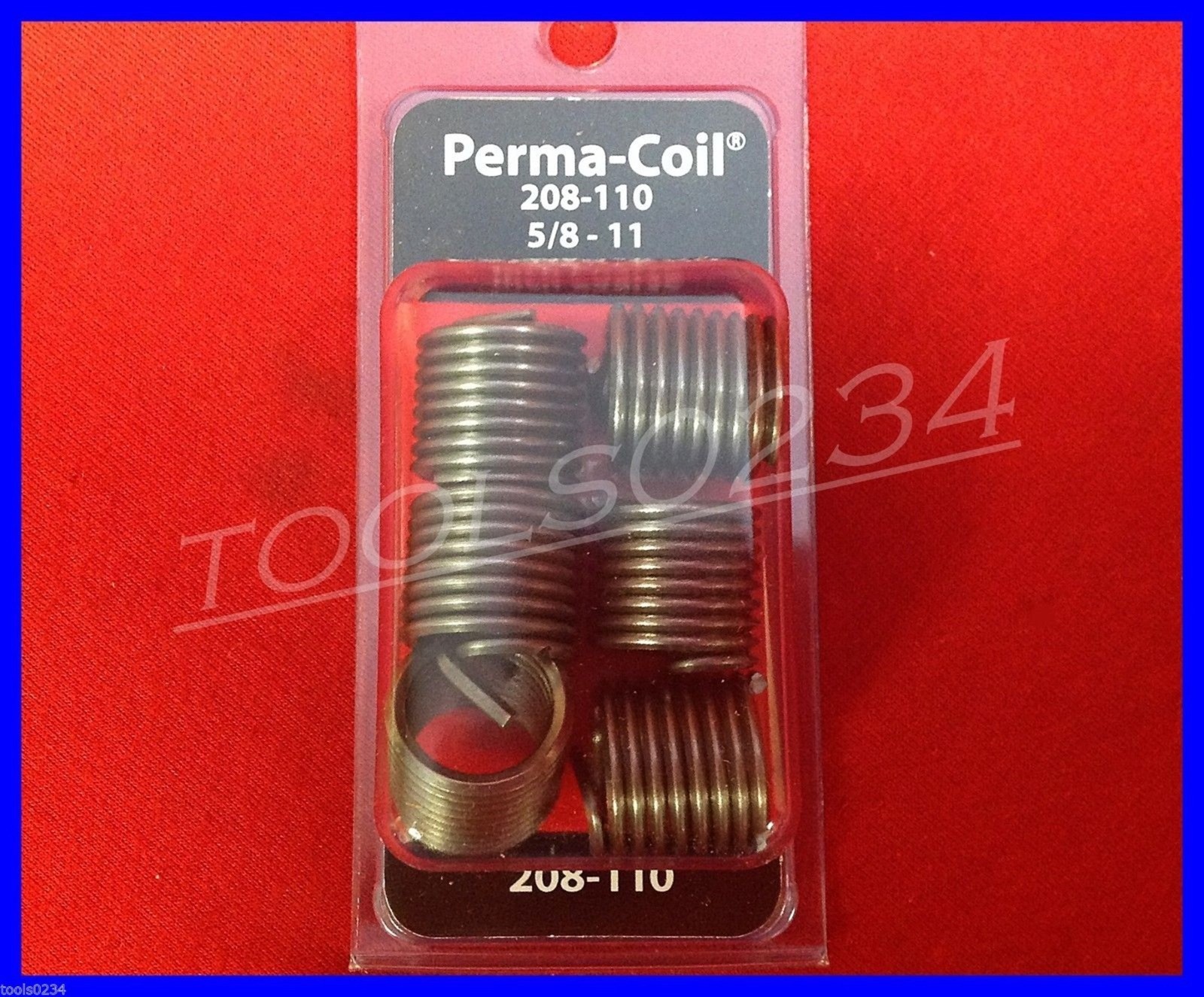 5/8-11 NC Thread Repair Inserts Pack of 6 USA Perma Coil 208-110 Fits Heli