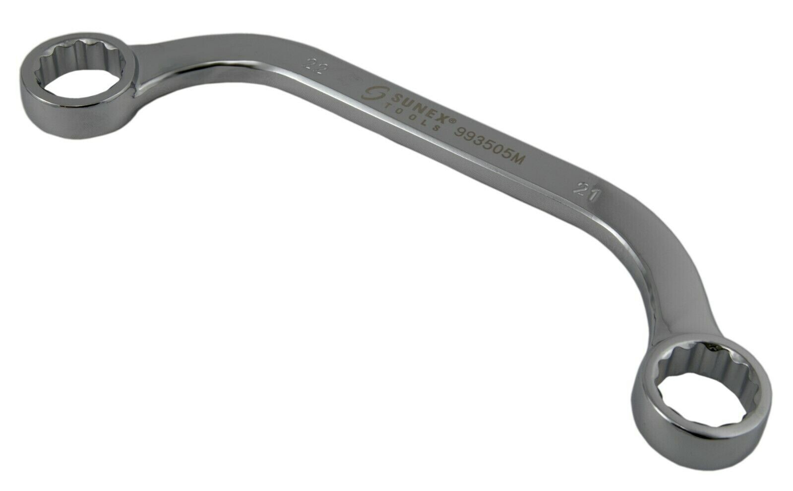 Sunex Tools 9935M – 5 PC Metric Half Moon Wrench Set 8mm – 22mm – Storage Pouch
