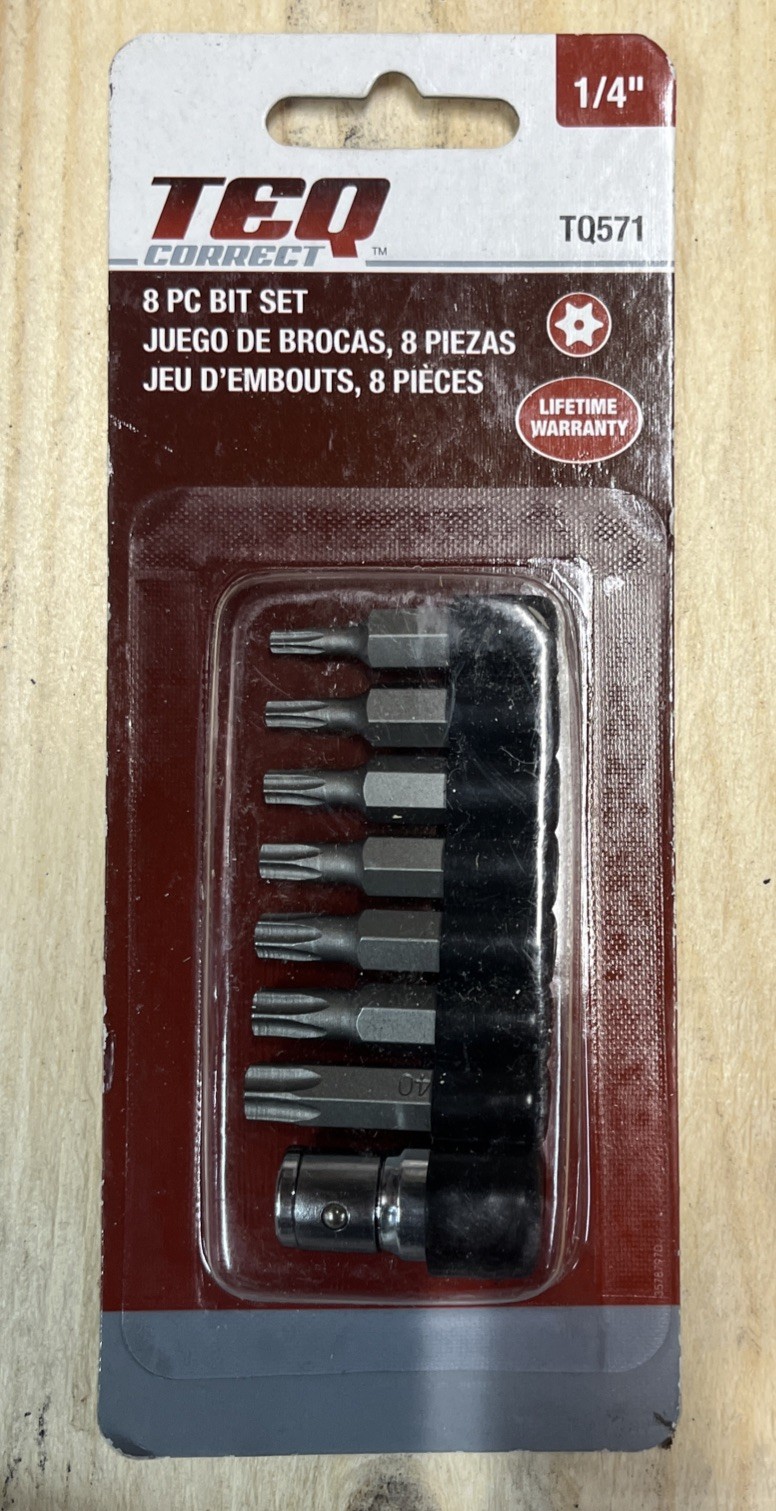 TEQ Correct Bit Set, 8 Piece