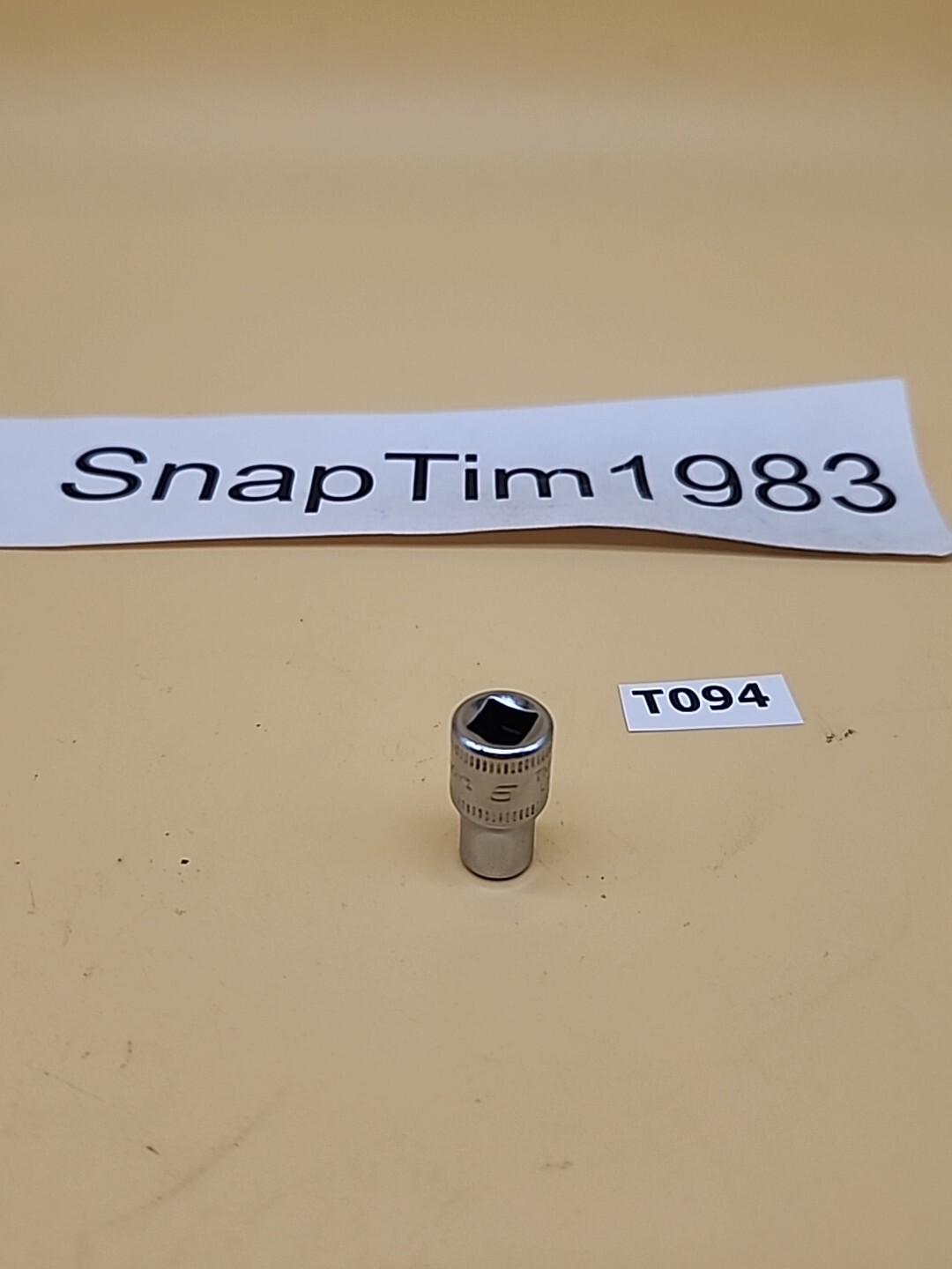 Snap-on Tools TMM6 6mm 1/4″ Drive Metric 6pt Shallow Chrome Socket