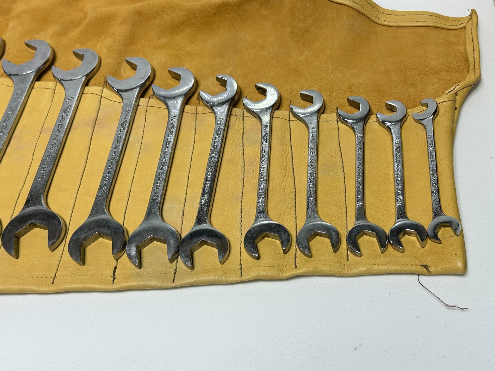 🇺🇸 VULCAN Williams 17pc USA SAE 3/8 to 1-7/16″ Open-End 4-Way Angle Wrench Set