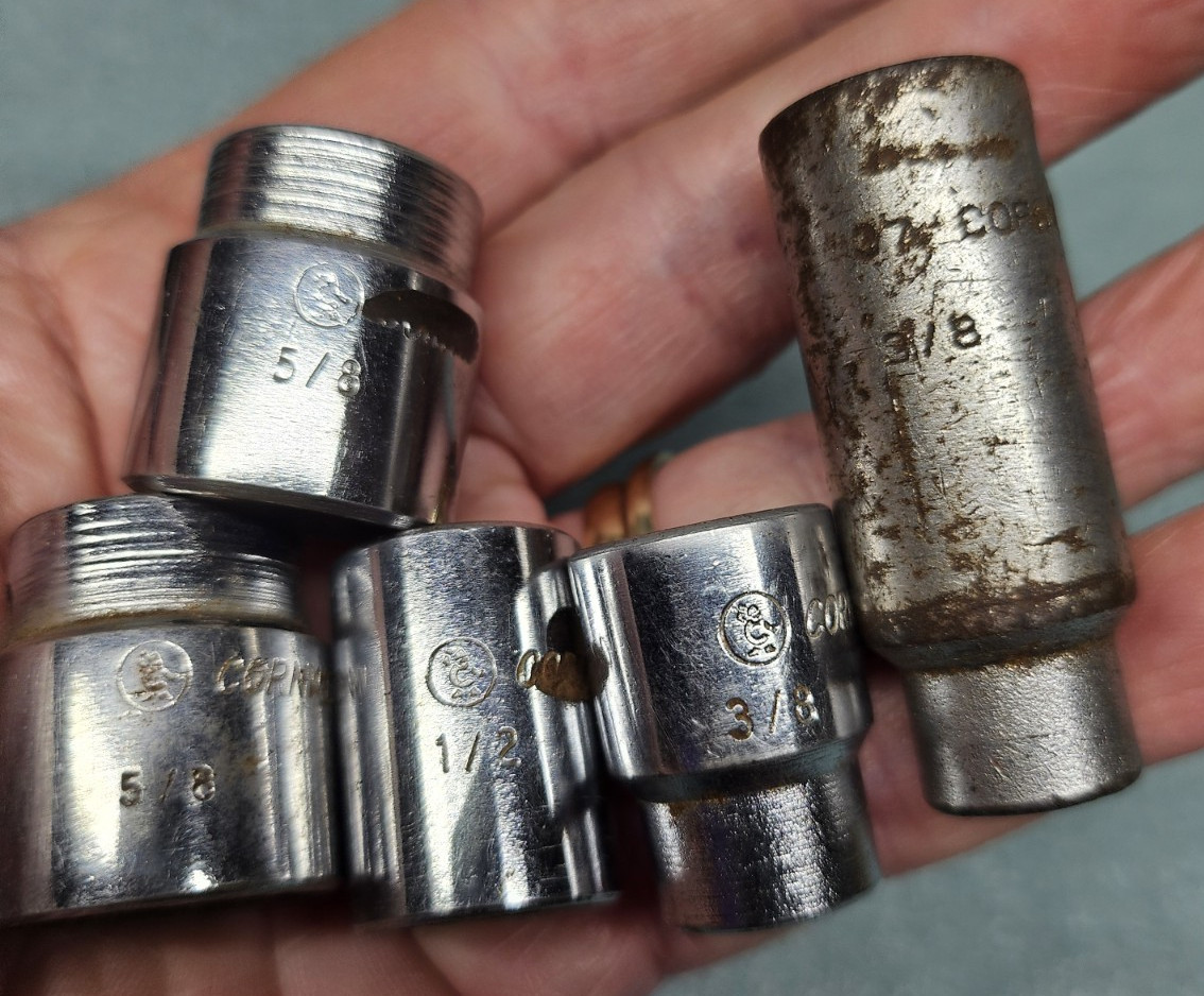 CORNWELL 3/4″ 1/2″ 3/8″ DRIVE SOCKETS SAE MIXED LOT OF DEEP WELL AND STANDARD