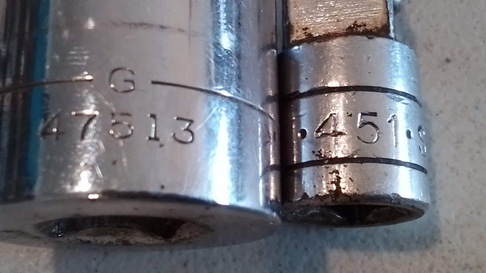 CRAFTSMAN 15/16″SOCKET 47153 12 POINT SAE 1/2 DR. WITH SK 451 3/8 TO 1/2 ADAPTOR