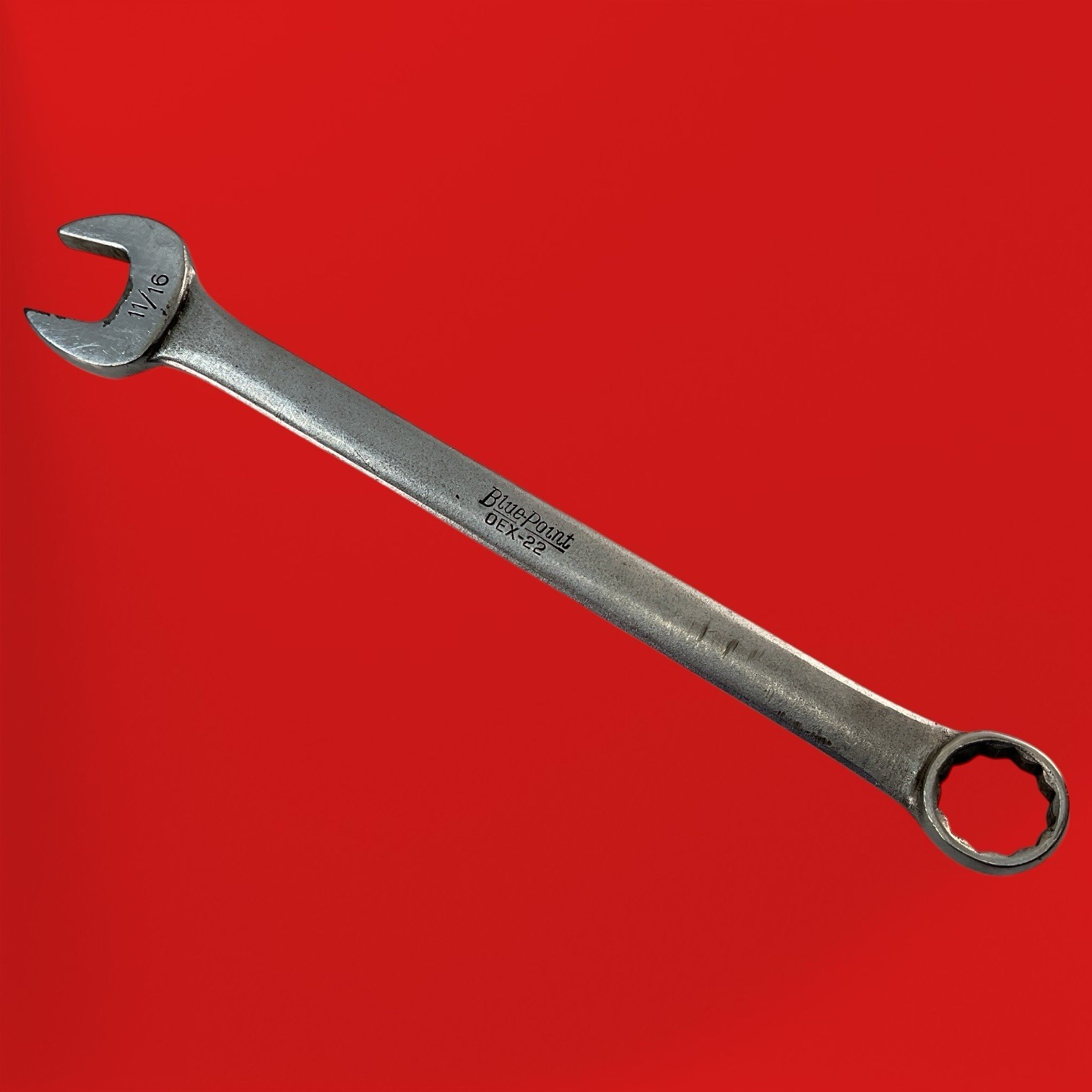 Blue-Point Tools OEX-22 Combination Wrench 11/16″ SAE 12 Point USA OEX 22