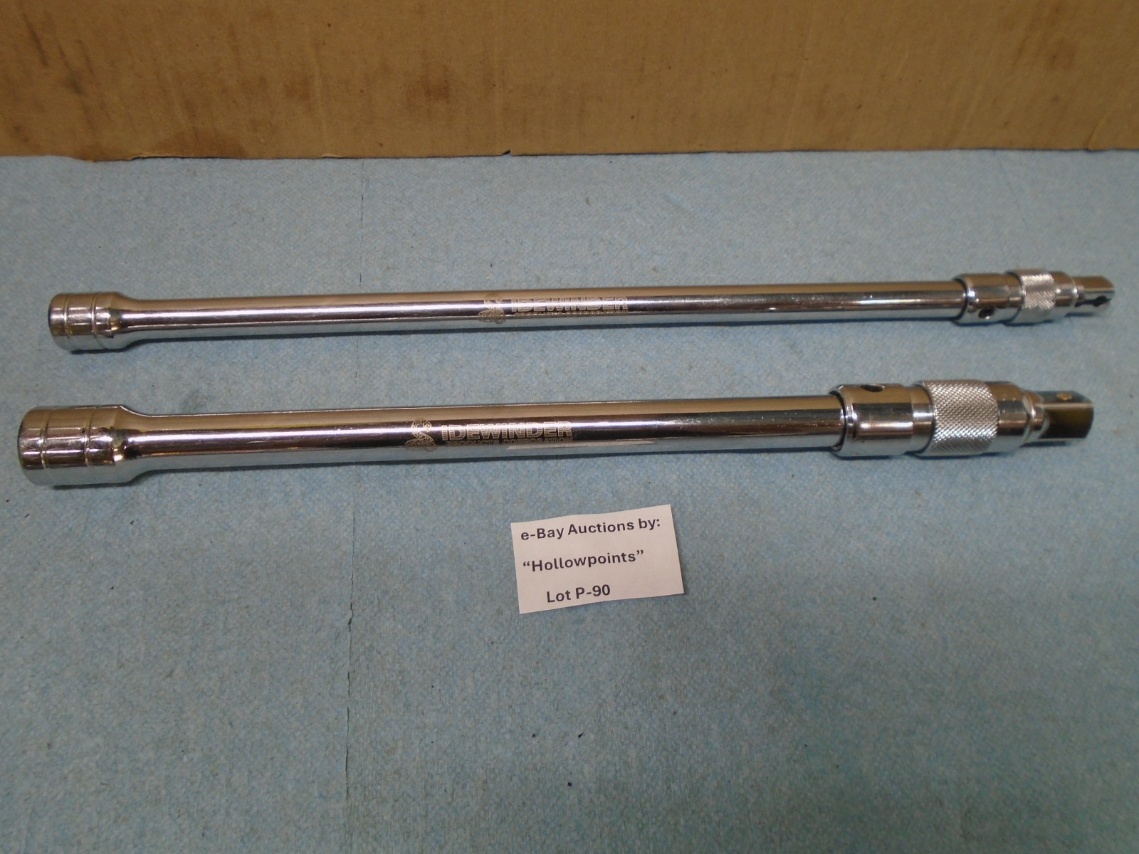 SIdewinder 2 Pc. Ratchet or Socket Locking Extension Set 3/8 x 13 & 1/2 x 12 P90