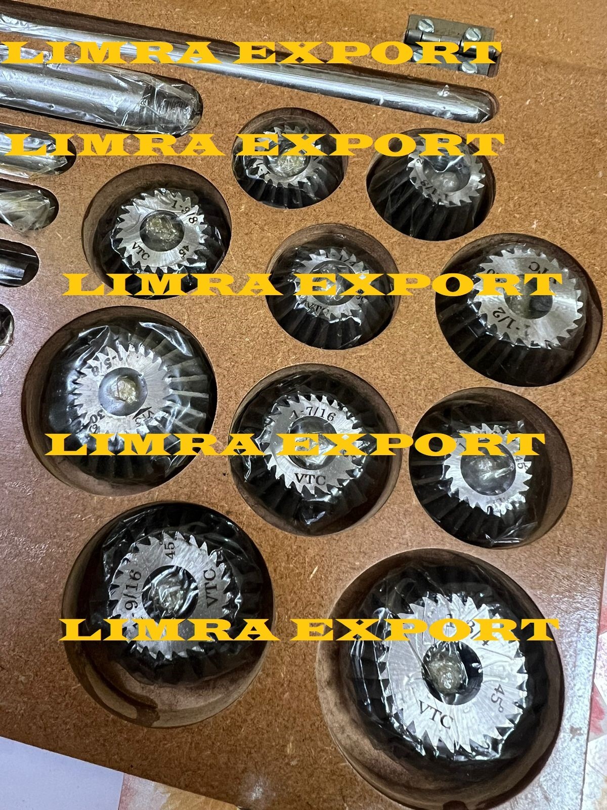 AUTOMOTIVE INDUSTRIAL TOOL HEAVY DUTY VALVE SEAT & FACE CUTTER SET 10 PCS