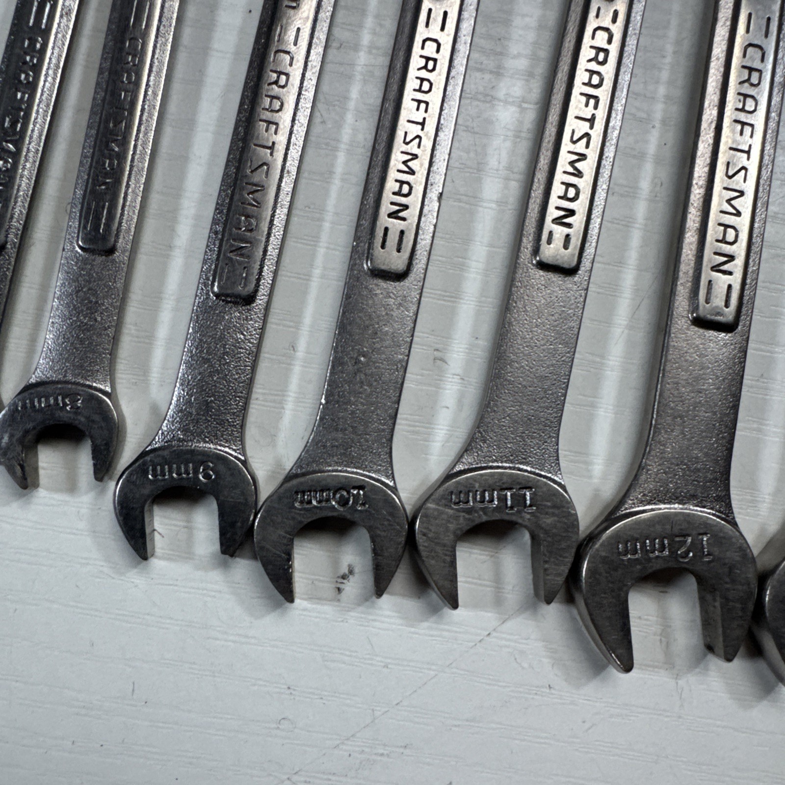 Sears Craftsman 6 Point 11 Piece Metric Wrench Set See Photos