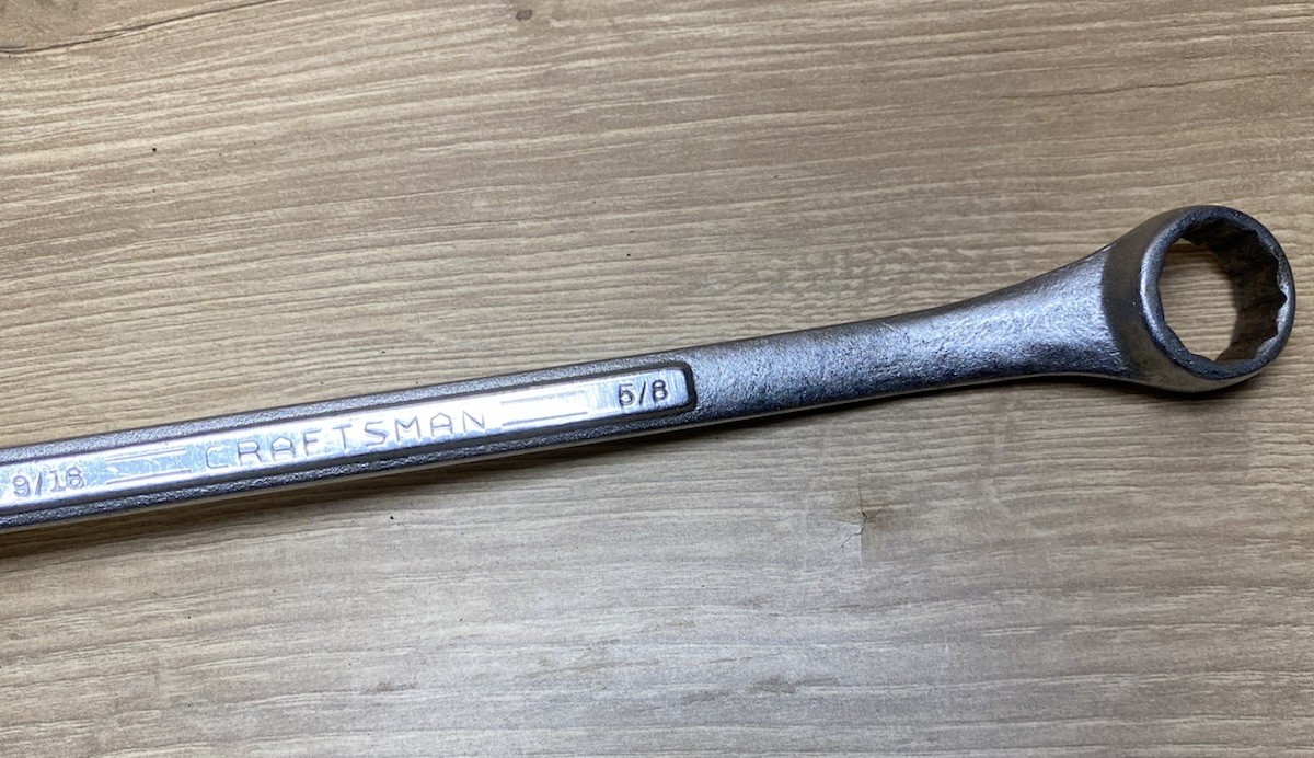 Vintage Craftsman SAE Box End Wrench 9/16” x 5/8” Forged in USA 12pt.