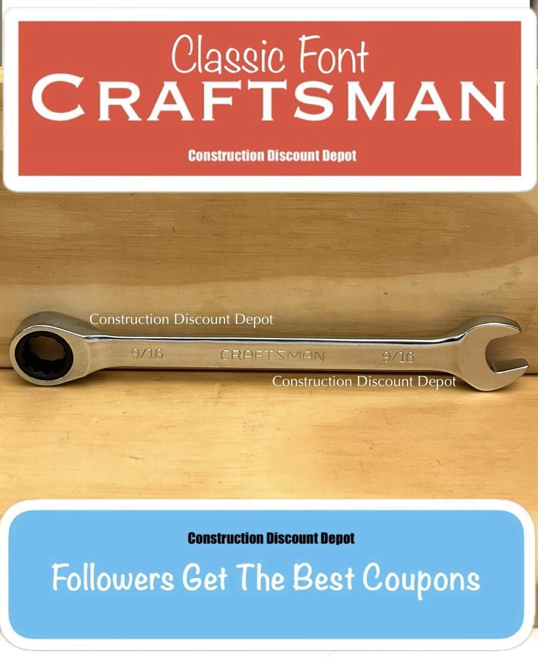 Craftsman 12 Point Ratcheting Combination Wrench 9/16″ In. 42564