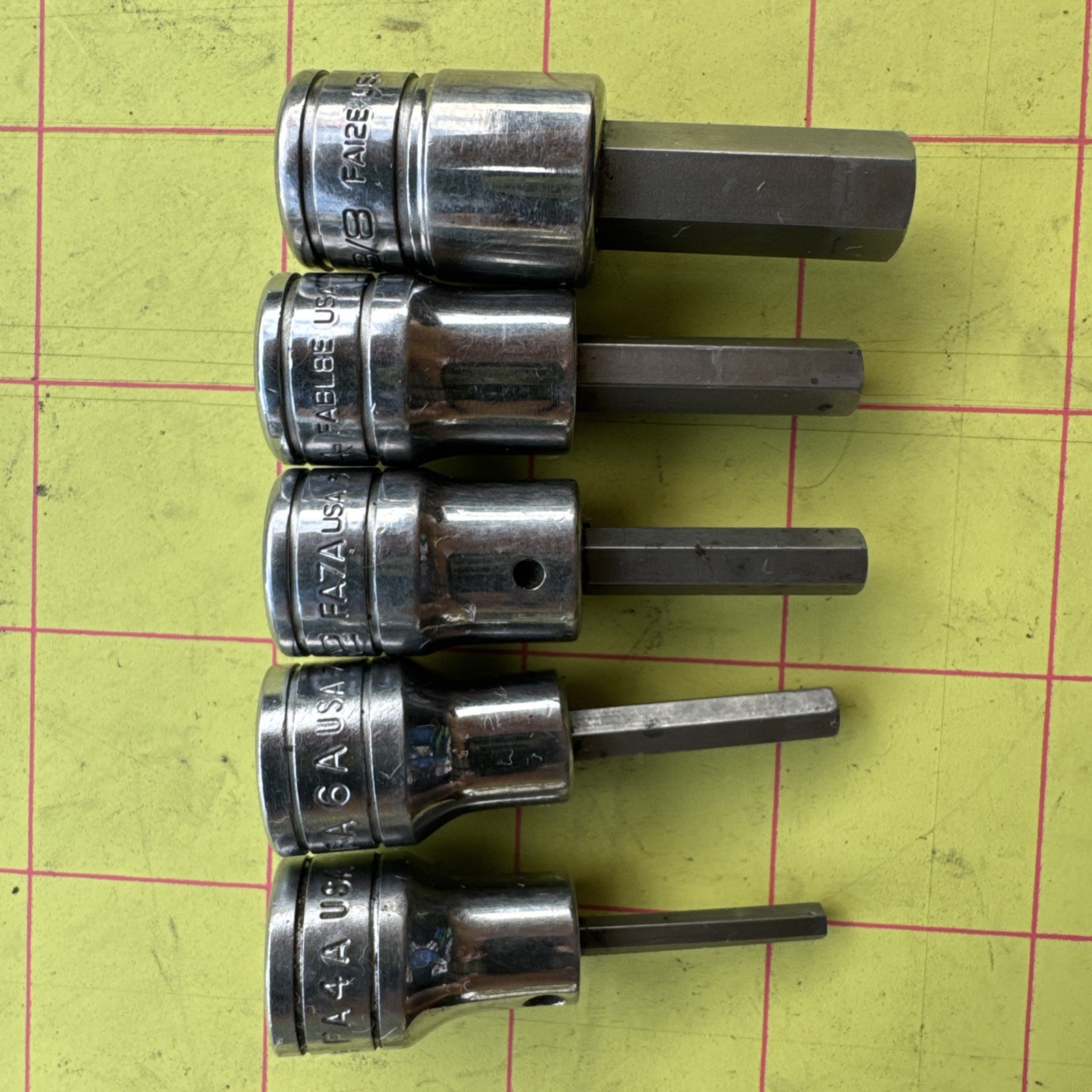 Snap-on 3/8″ drive Hex Socket Driver Multiple Sizes