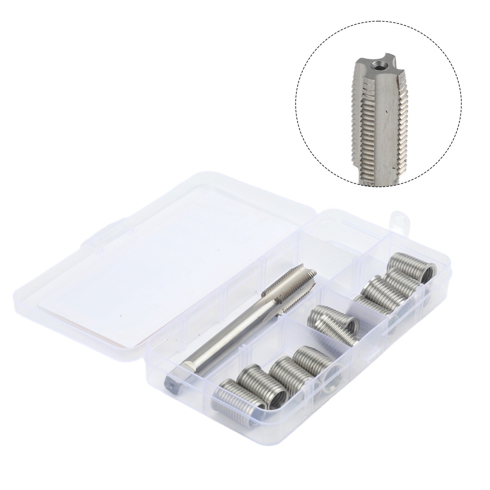 11pcs Thread Hole Repair Kit M10X1.25 Tap for Engine and Generator Spark Repair
