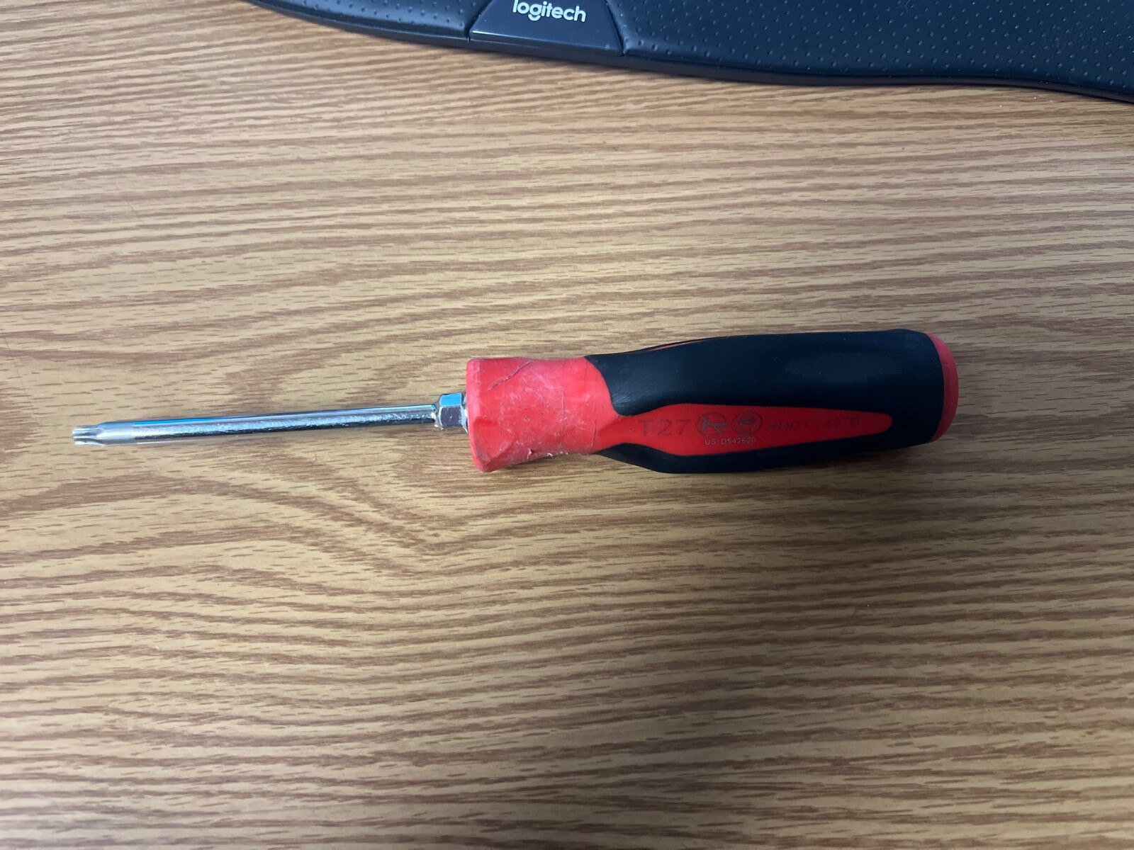 SNAP ON – SGDTX427B – T27 RED/BLACK COMFORT GRIP SCREWDRIVER TORX – ITEM #2A