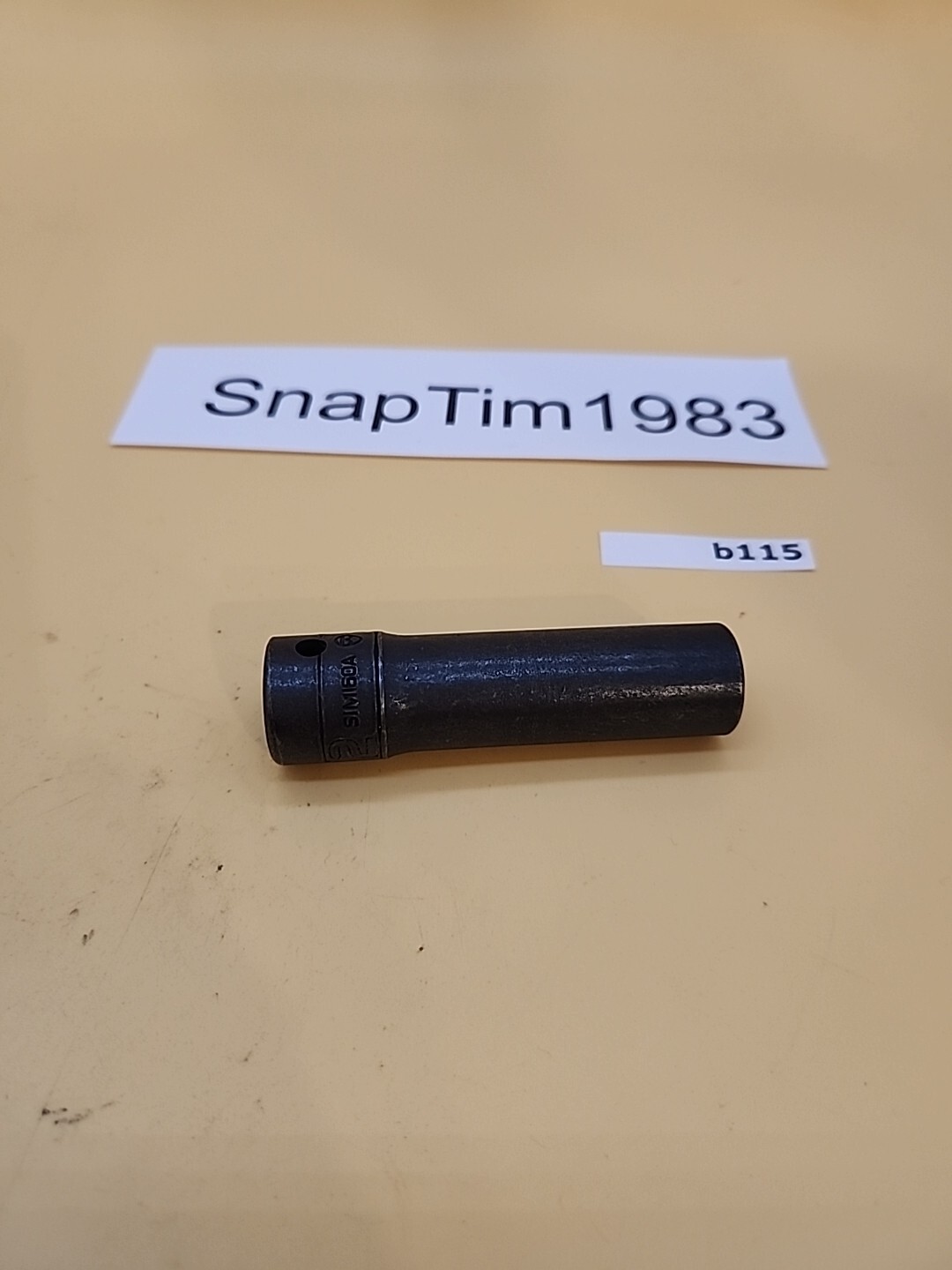 Snap-on Tools 1/2″ Drive 1/2″ 6-Point Deep Impact Socket SIM160A USA
