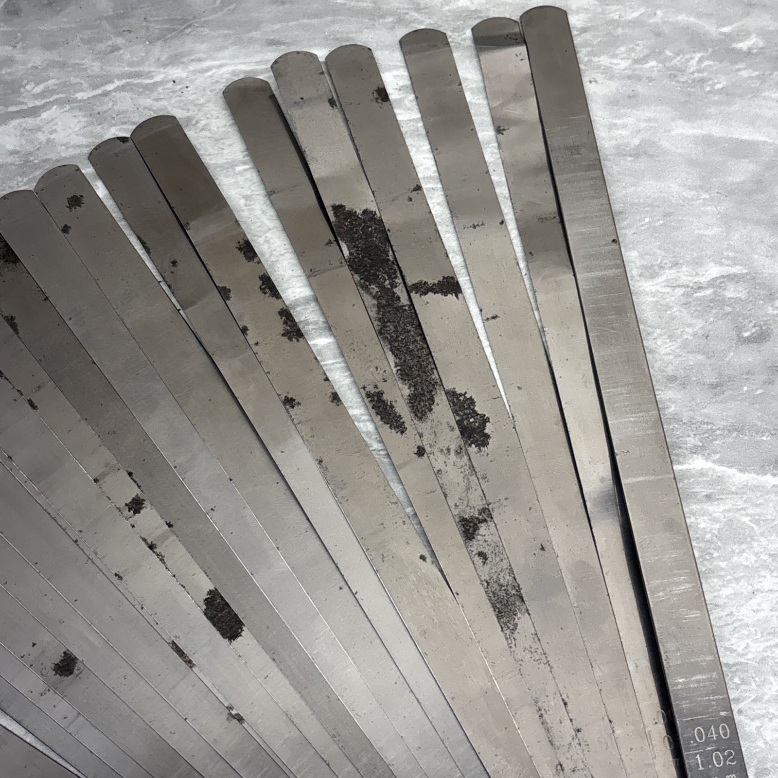 Proto #000TL 1/2″ x 12″ Blade Long Feeler Gauge Set with Steel Blade Holder