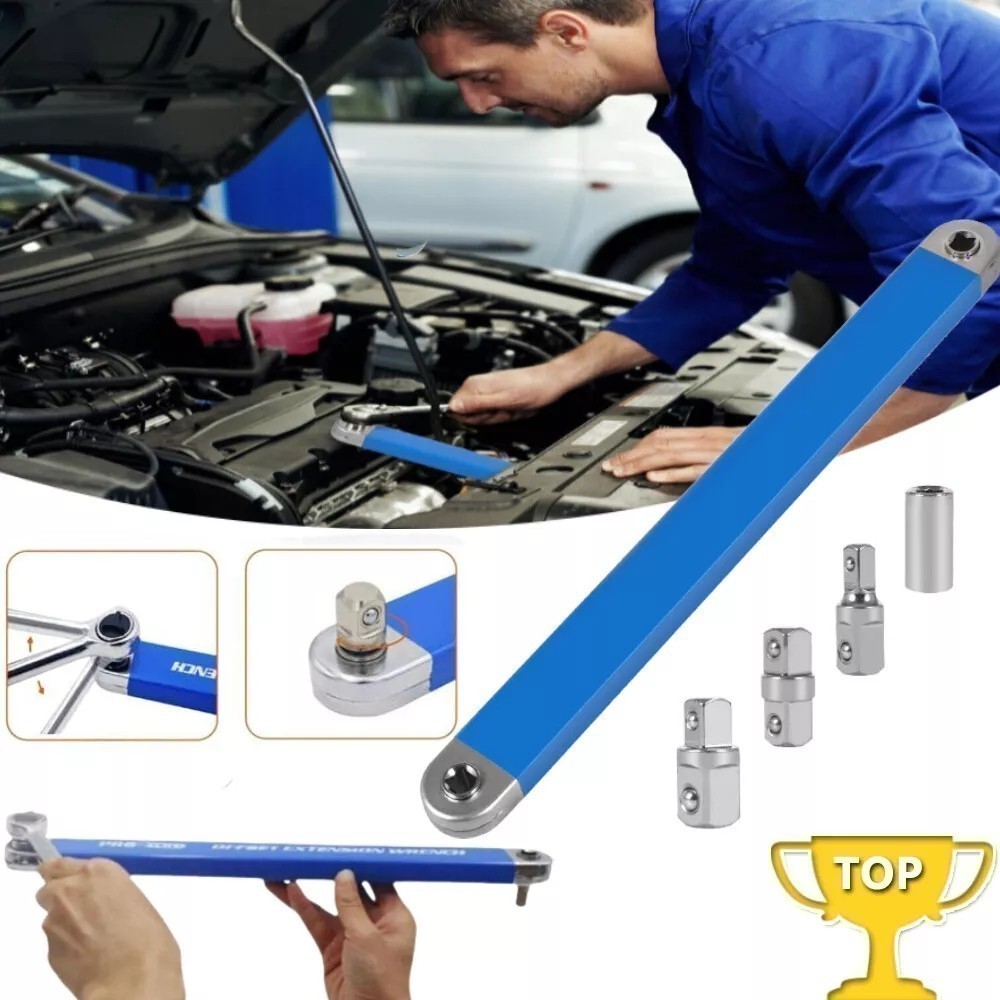 extension wrench set extender adapter new offset extension wrench
