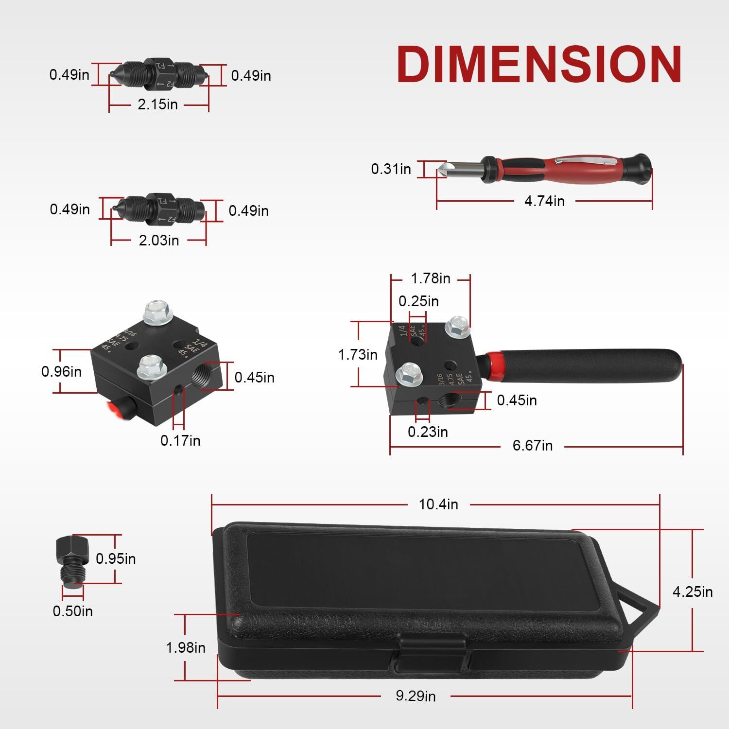 33260 Low Profile Brake Flaring Tool Kit