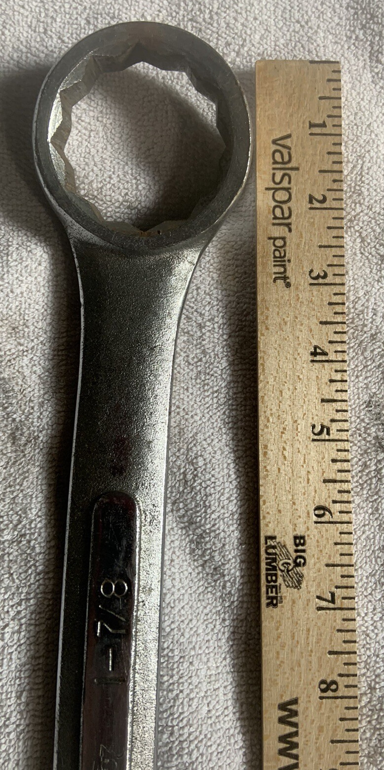 Valley 1-7/8” 12-Point Combination Wrench USA 22 1/2” Long