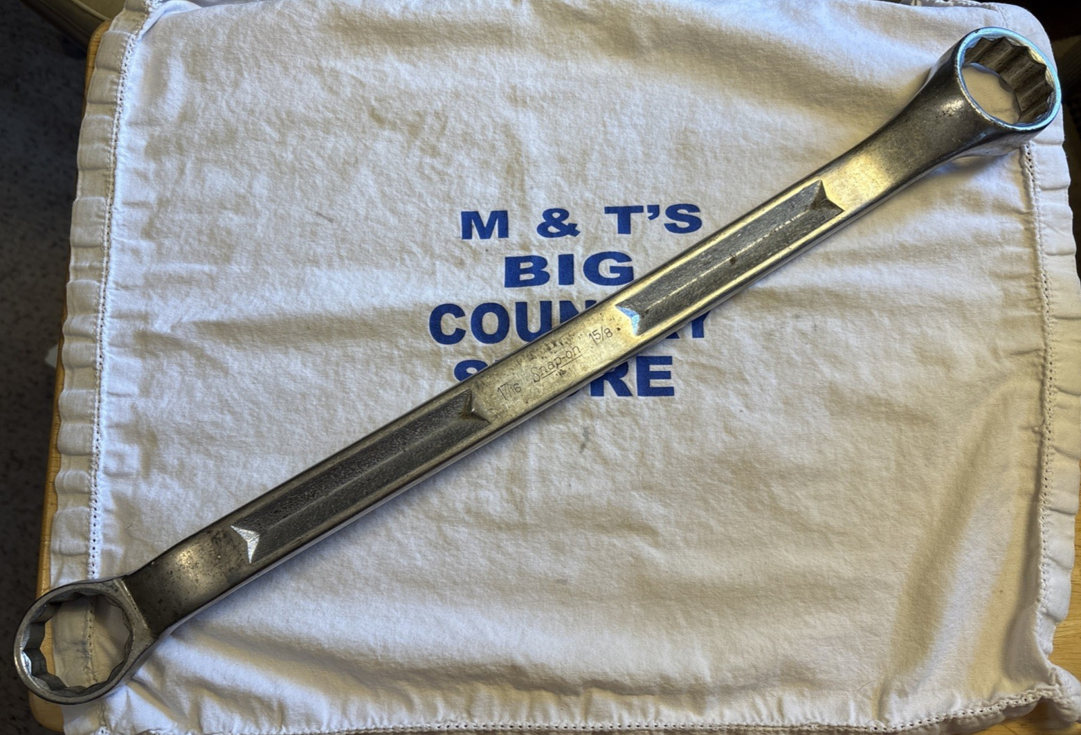 1966 Snap-on USA 12pt 1-7/16″ x 1-5/8″ Offset Combination Wrench XV-4652