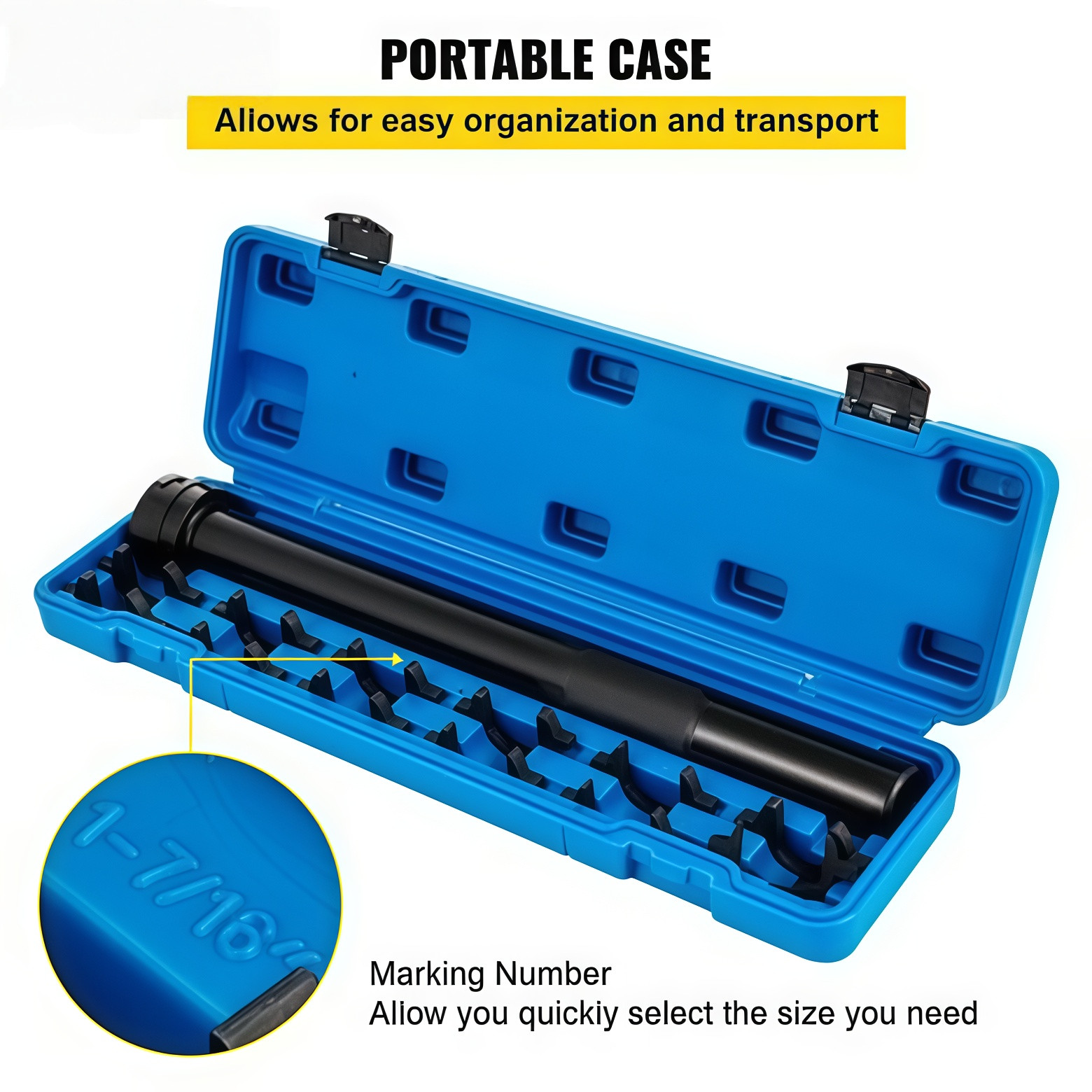 13-Piece Inner Tie Rod Tool Kit + 12 SAE/Metric Adapters for Removal & Installat