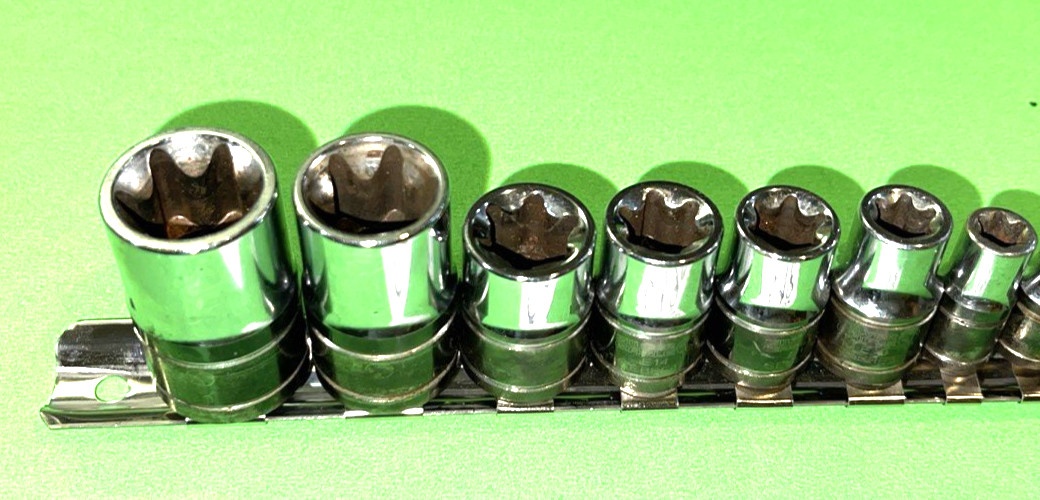 MATCO TOOLS SIVER EAGLE 11 PIECE MULTI-DRIVE INSIDE TORX SOCKET DRIVER SET