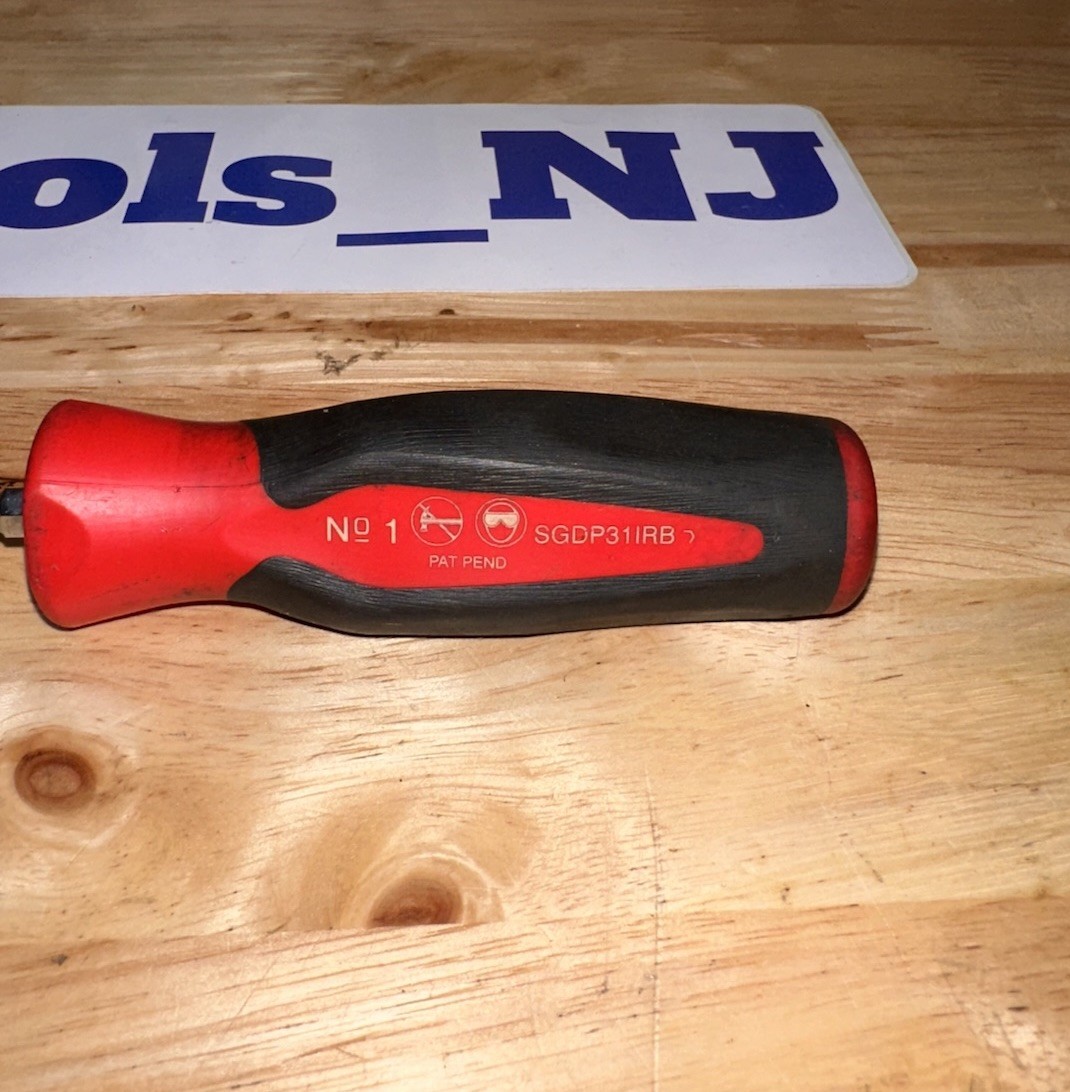 Snap-On Tools SGDP31IRB #1 Philips RED Soft Grip Standard Screwdriver