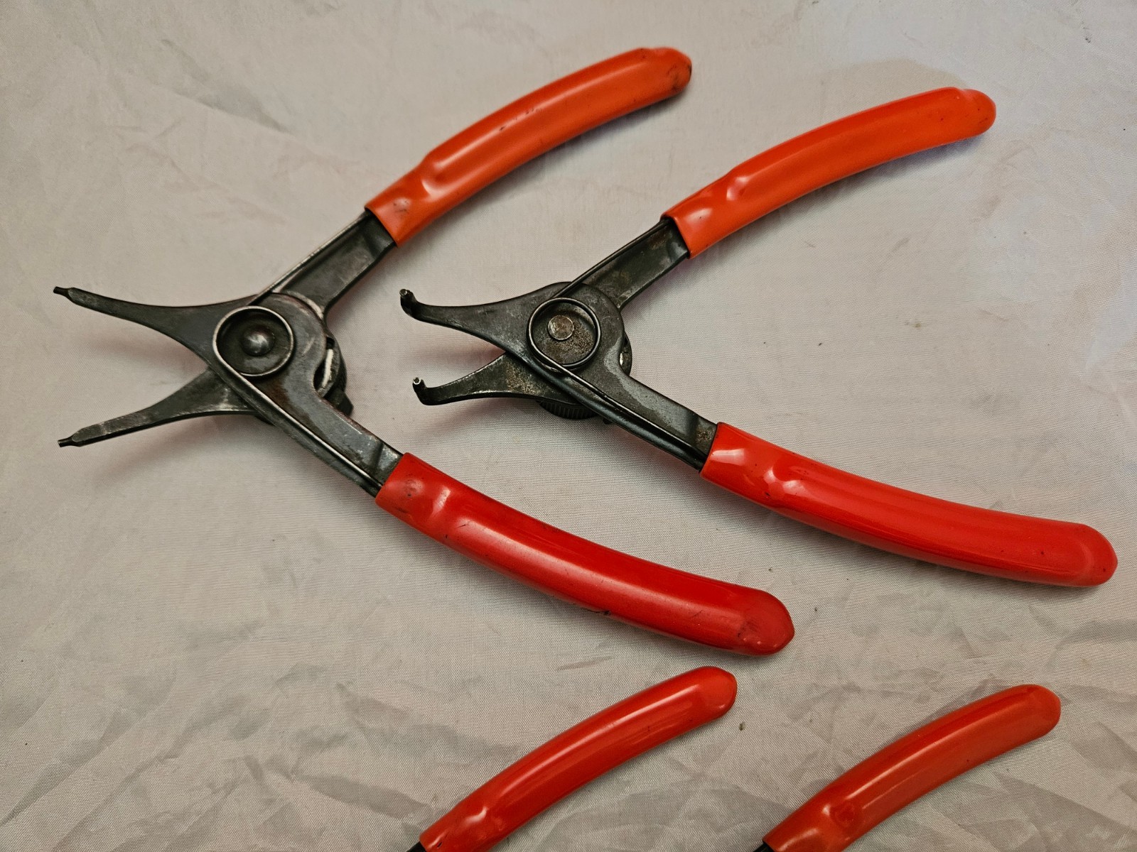 Snap-on 4 Piece Convertible Internal External Snap Retaining Ring Pliers Set TB