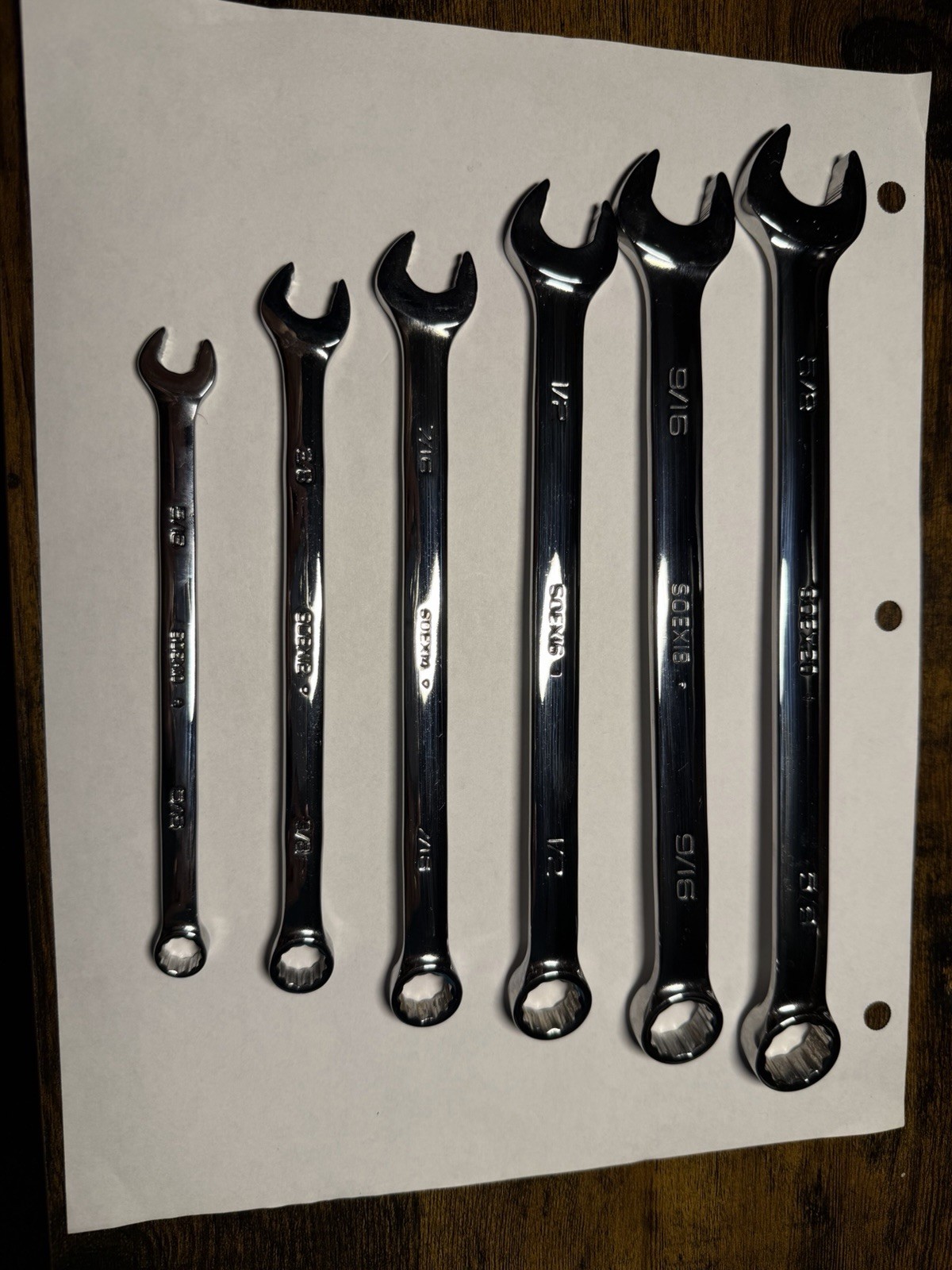 Snap-on Tools USA NEW 10pc 12 Point Flank Drive PLUS Combo Wrench Set SOEX710