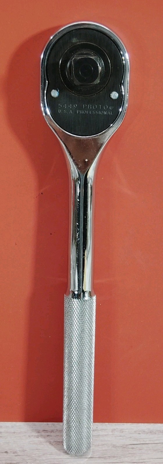 Proto Professional 5449 1/2″ Drive Ratchet Wrench Knurled Handle USA Made Tool