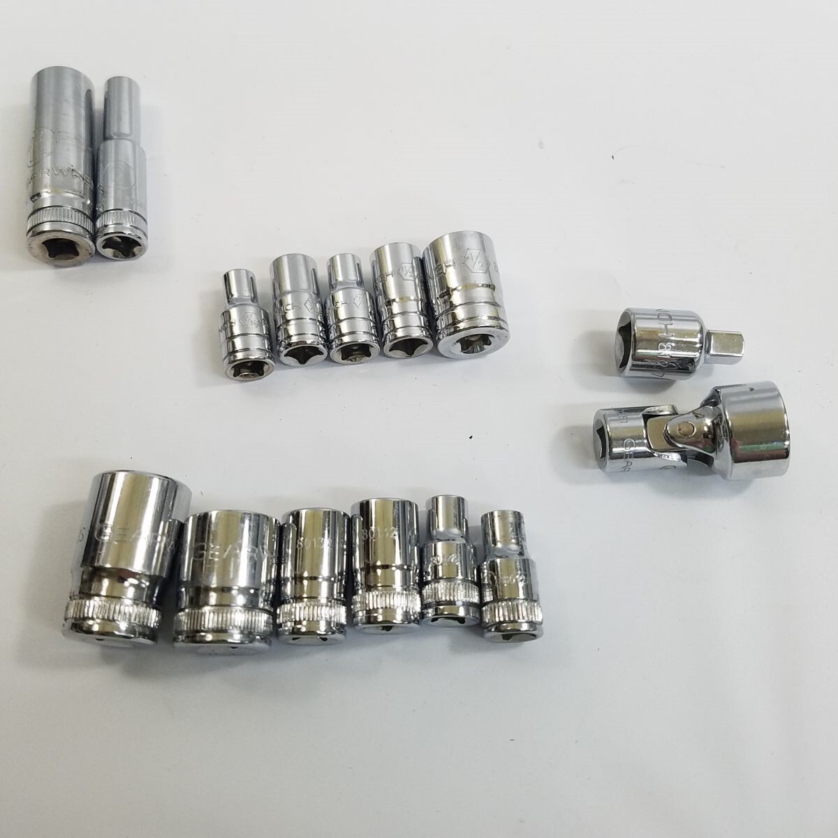 15 GearWrench 1/4″ Sockets 6 10 11 14 mm 15mm Swivel Plus Standards & Adapter