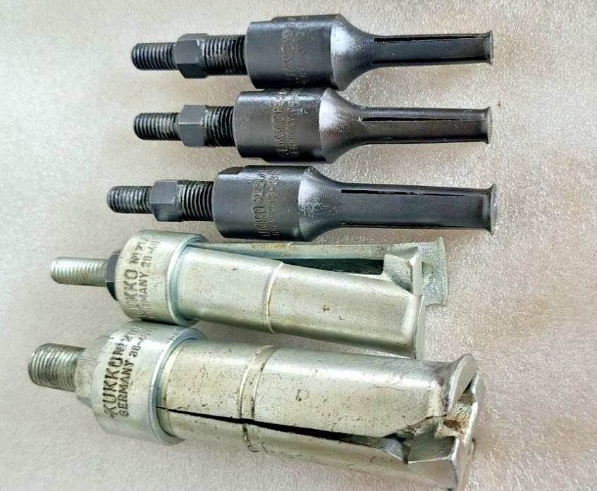 KUKKO 22-1,22-2 BALL BEARING PULLER AND 21-1,21-2,21-3,21-5 & 21-6 EXTRACTOR SET