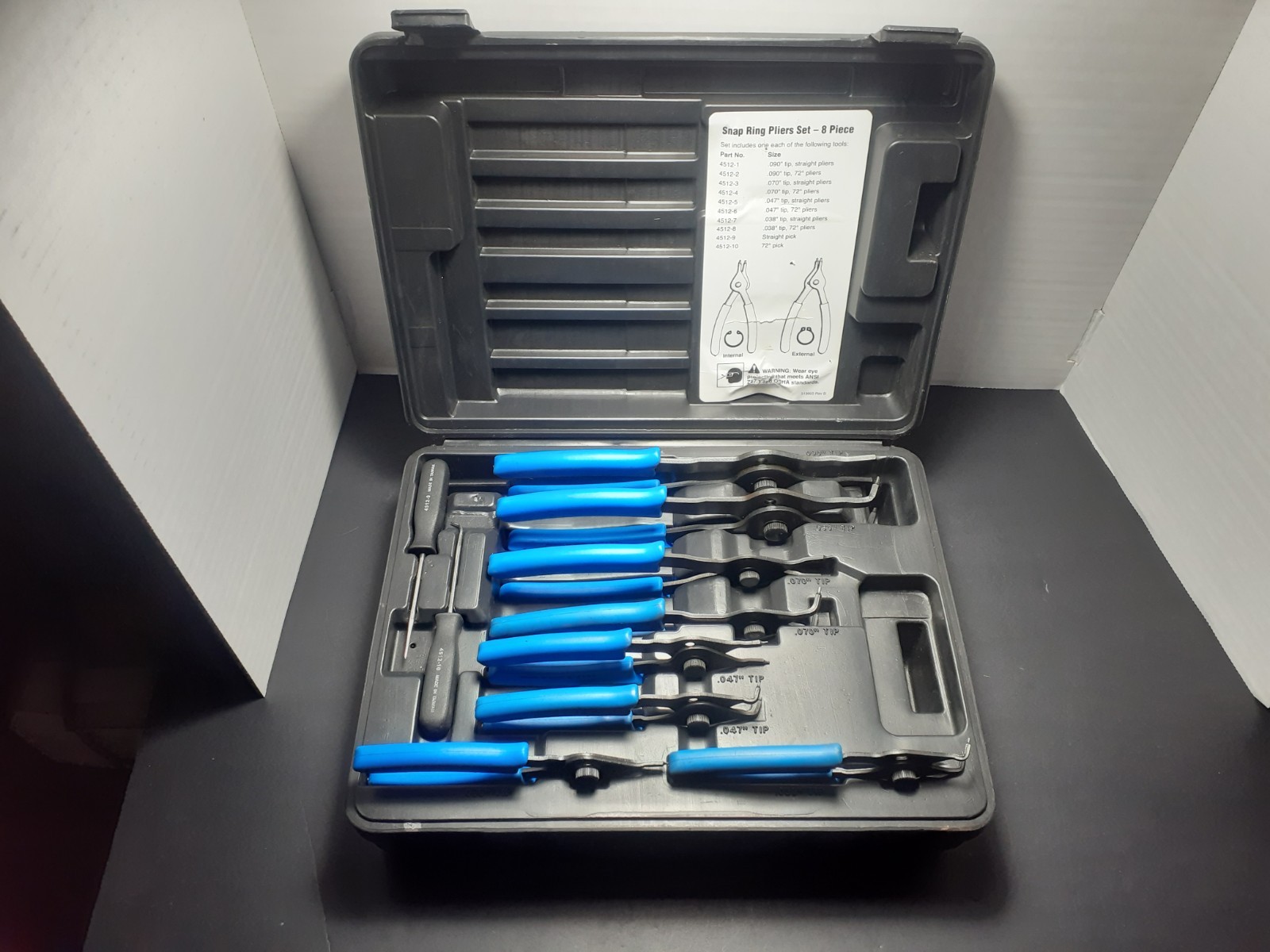 Stinger Snap Ring Pliers Set