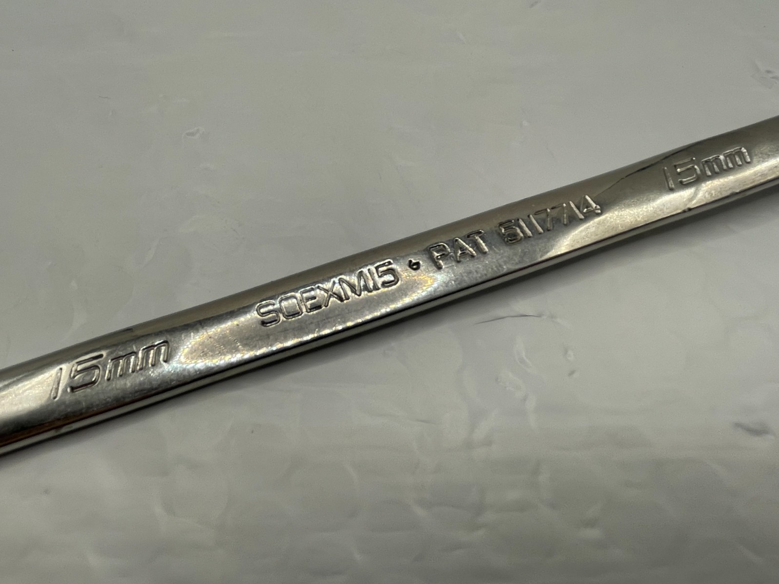 Snap On 15mm 12pt Flank Drive Plus Metric Wrench SOEXM15