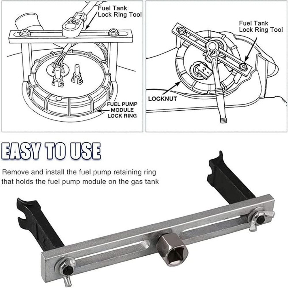 Fuel Pump Remover Tool -Fuel Pump Lock Rings Tool Fuel Tank Repair Kits 2023 New