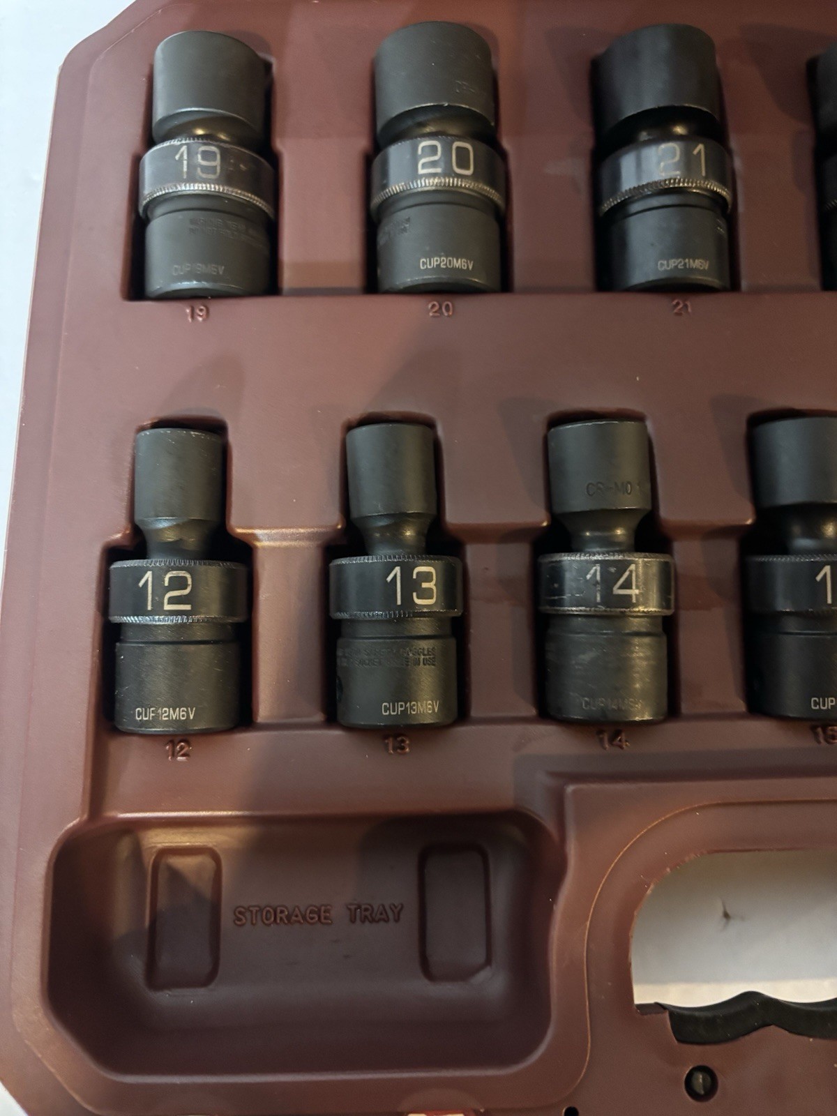 Matco Tools 13 Pc 1/2″ Metric 6 Pt ADV Universal Impact Socket Set – SCUPM136V