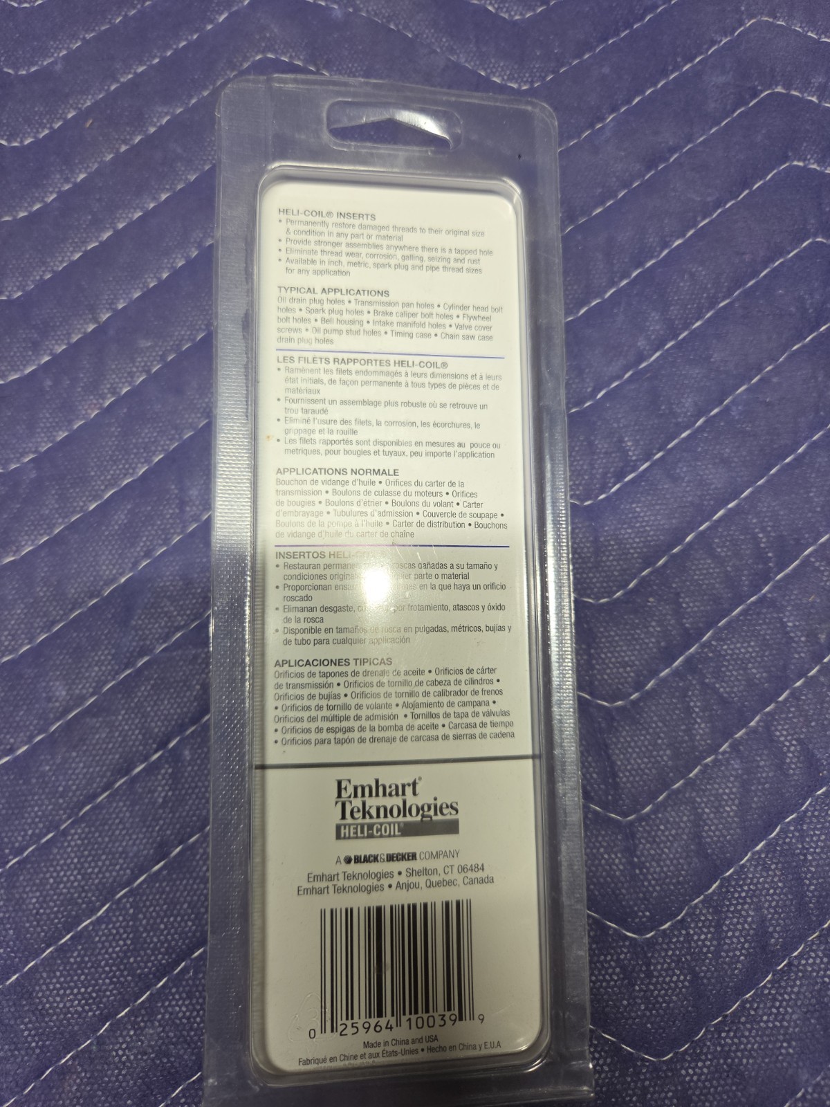 Helicoil 5543-11 Thread Repair Kit, 11mm x 1.25 NF