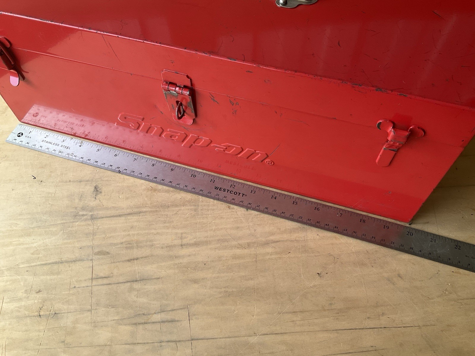 Snap On Tools KRA 24 C Red Carry Tool Box USA Made Hard Case Storage Organizer