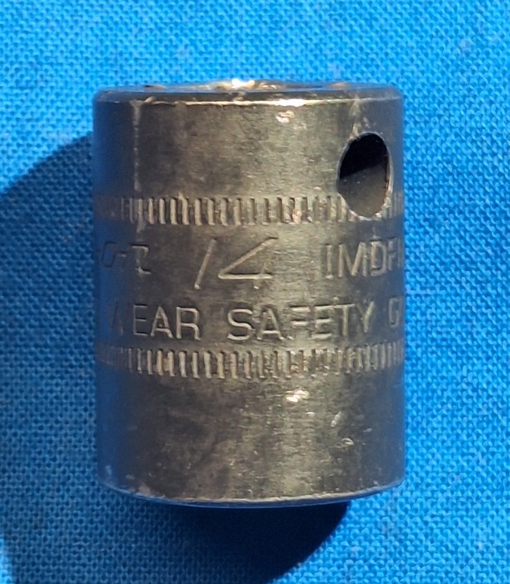 Snap-On IMDFM14 3/8″ drive Metric 14mm shallow 12 point impact socket