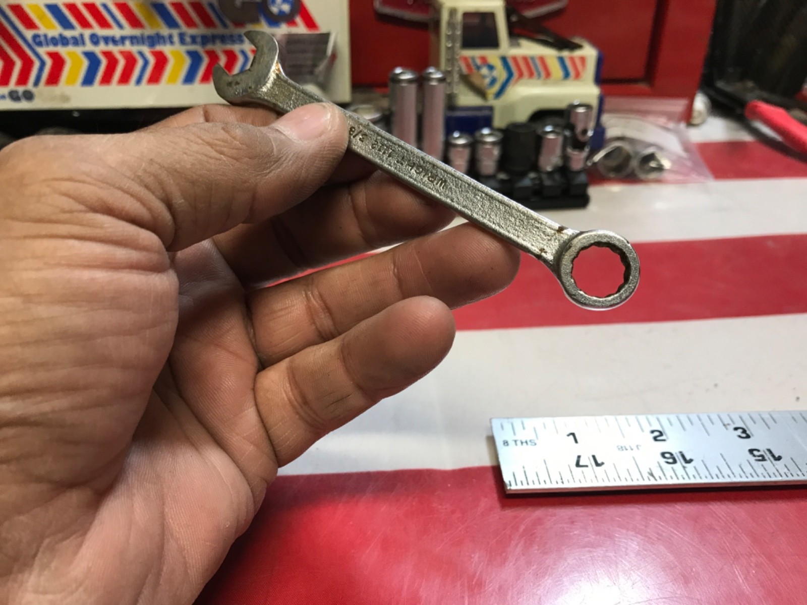 Wright tools wrench 3/8” 1112 VINTAGE 👍 FFF