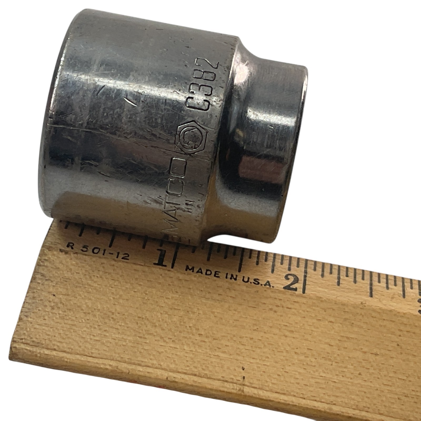 Matco Impact Socket 1-3/16″ C382 1/2″ Drive 12 Pt SAE As Pictured Mechanic Tool