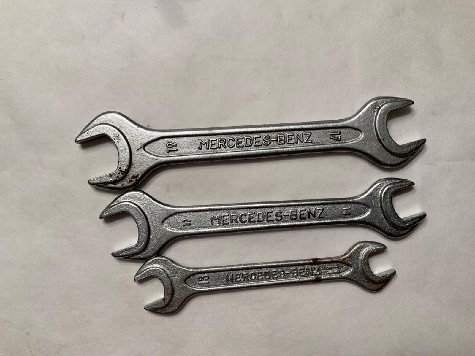 Vintage Mercedes Benz Unior Din Wrench 3 PC Set