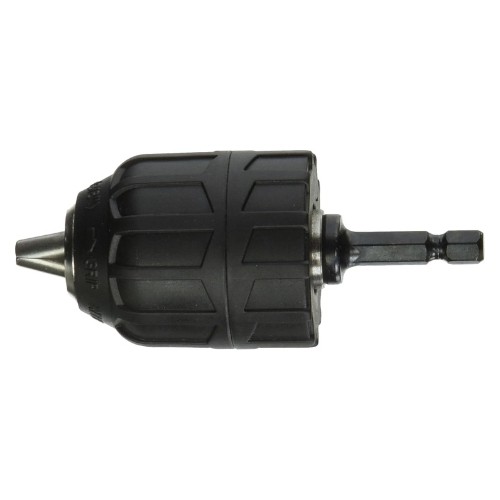 Titan 16207 Keyless Chuck Adapter, 3/8″ Chuck, 1/4″ Hex Shank, Impact Driver