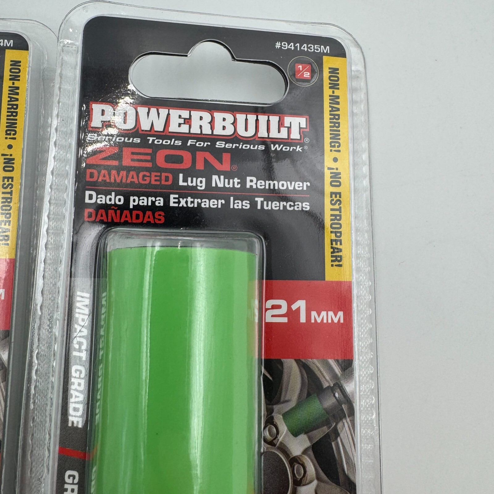 3 pc ZEON Damaged Lug Nut Remover 1/2″ Drive, 6pt, 17mm, 19mm, 21mm