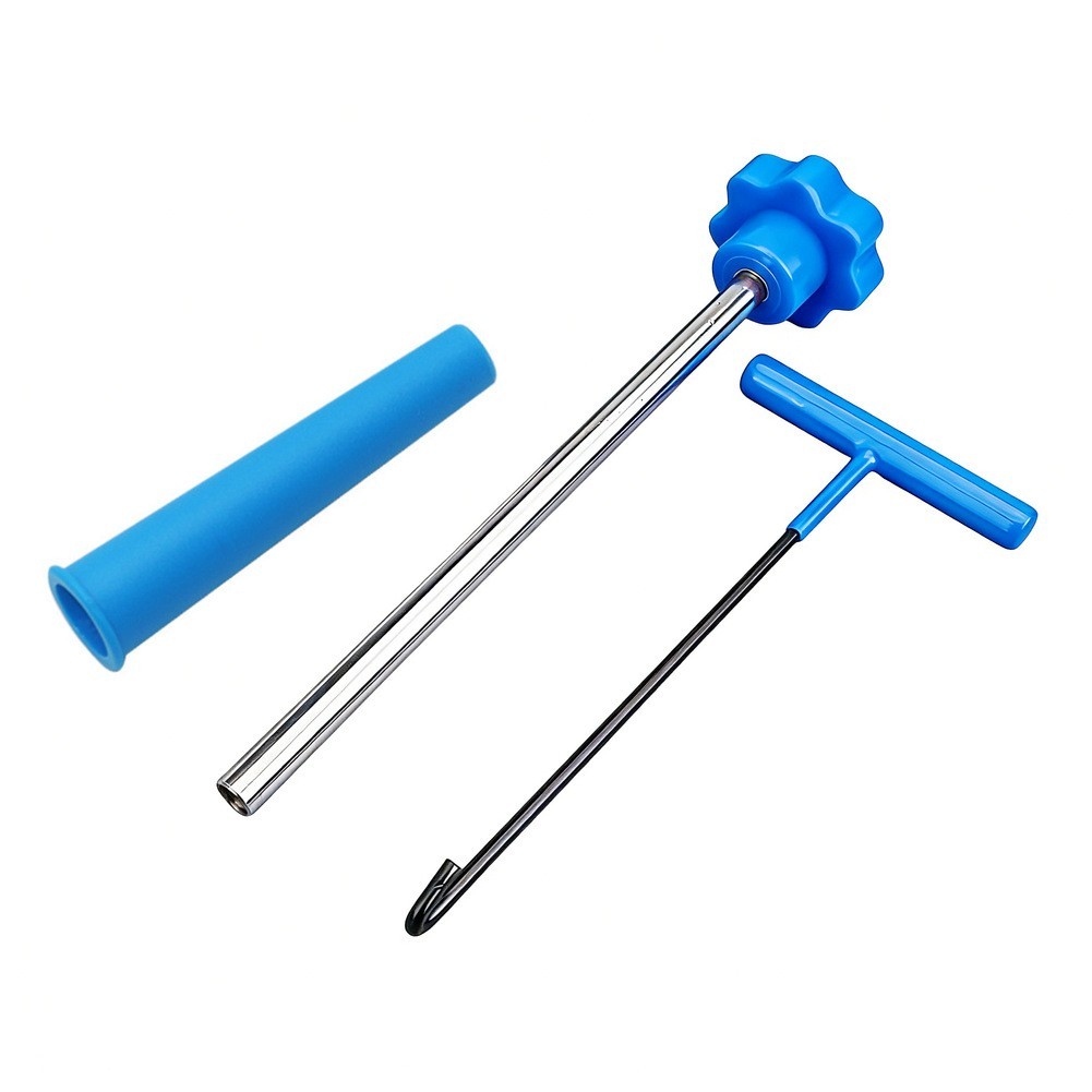 Tire Repair Valve Core Tool Set Valve Stem Puller Hook Tool and Gloves