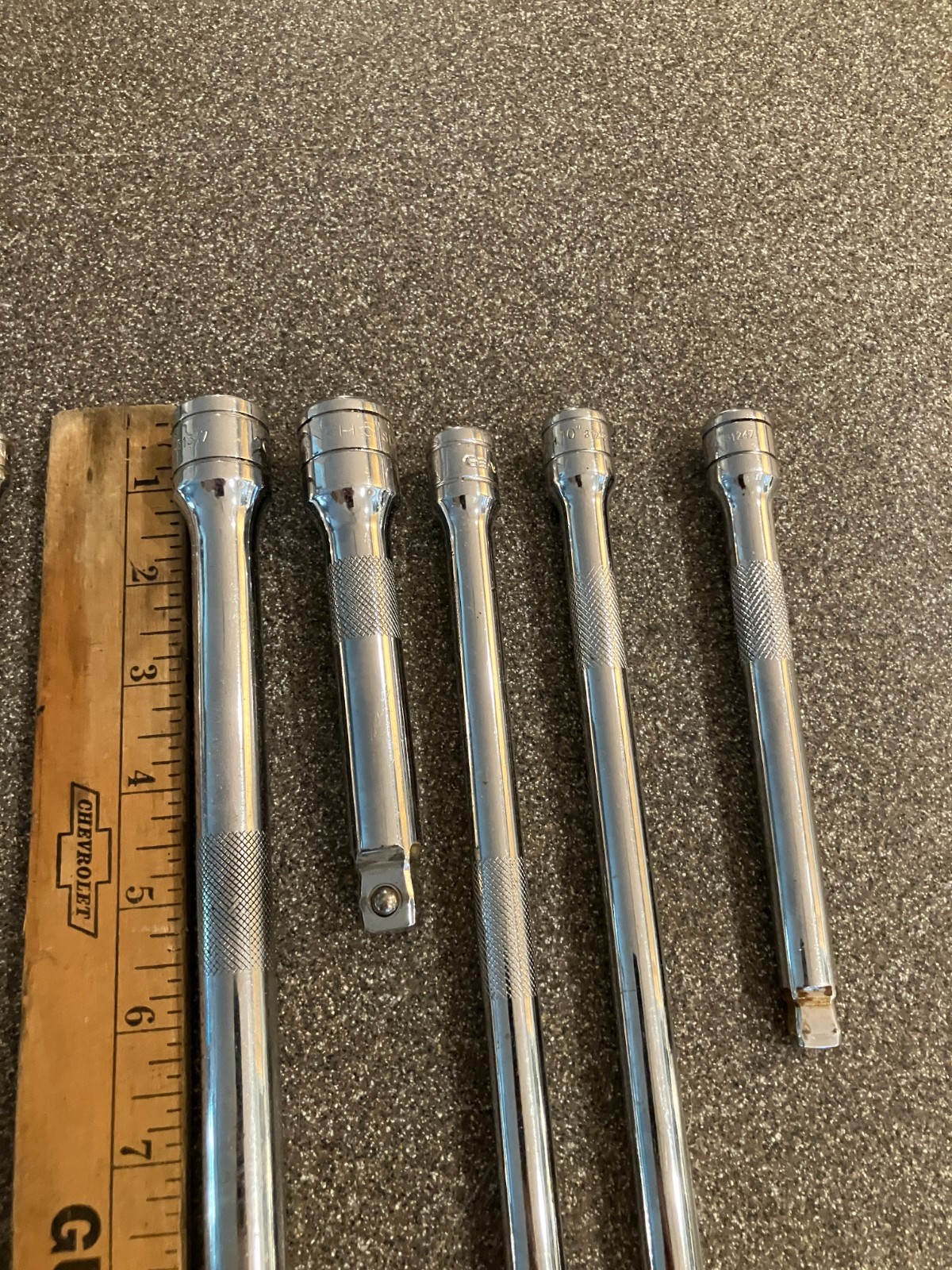 Gearwrench Wobble-Plus extensions 8pc set 1/4″-3/8″-1/2″