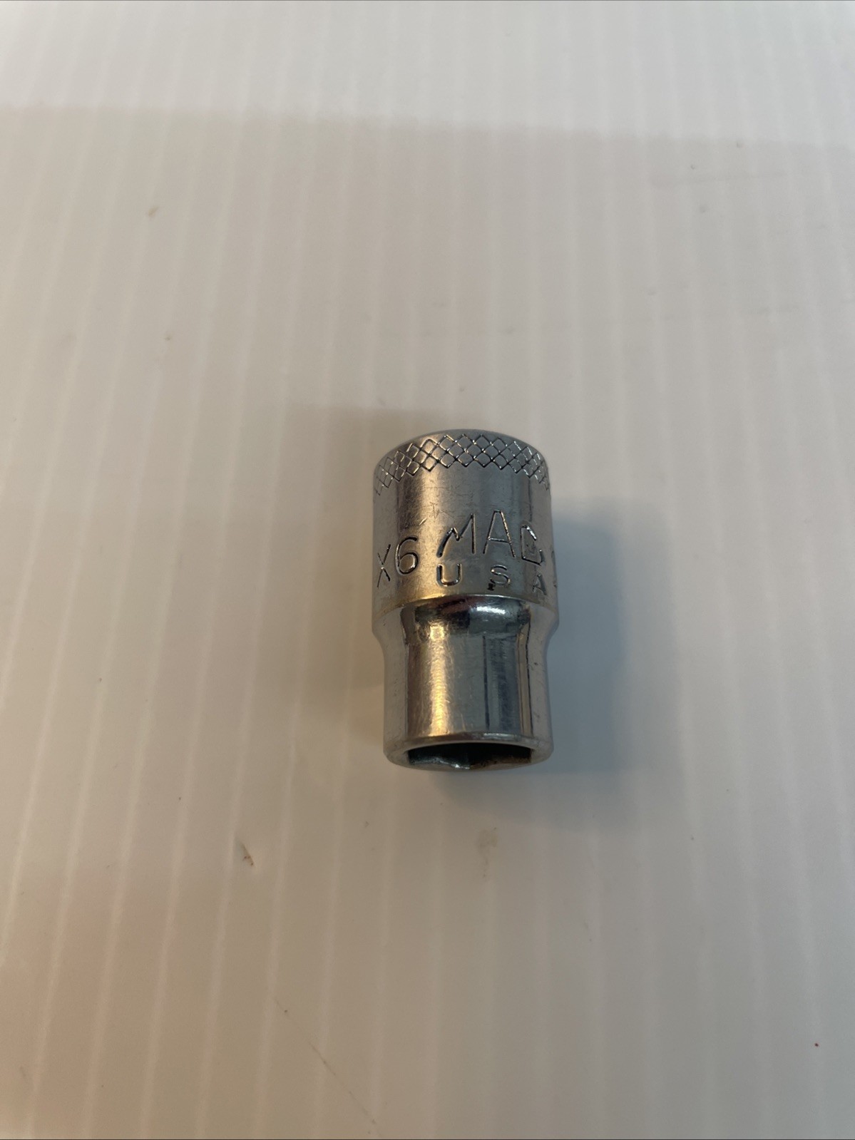 Mac Tools X6 10MM – 10mm 6 Point 3/8” Drive chrome socket made in USA-Pre Owned