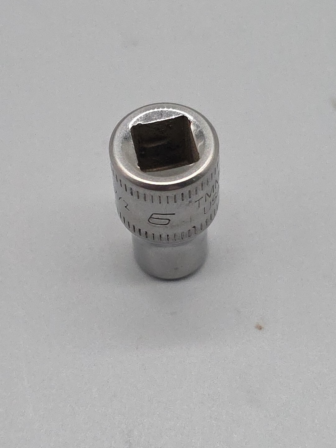 Snap-on Tools TMM6 1/4″ Drive 6Pt Point 6mm Shallow Chrome Socket USA