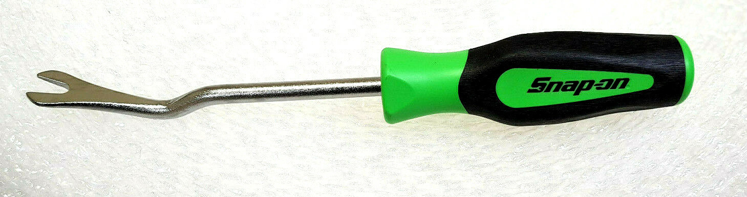 New Snap-On Trim Pad Clips Removal Fork Tool GREEN & BLACK Soft Handle ASG186B