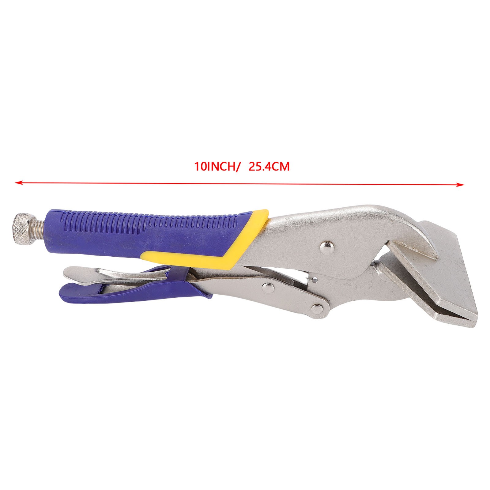 10inch Locking Sheet Metal Clamp Carbon Steel Adjustable Screw For Auto Repair