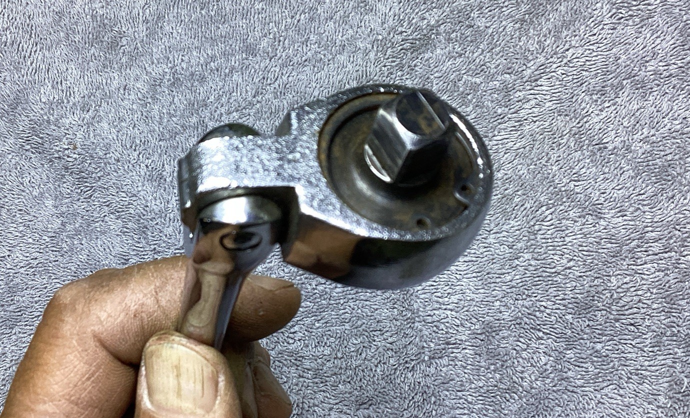 VTG. NEW BRITAIN NO.NB-57 3/8 FLEX HEAD OFFSET RATCHET