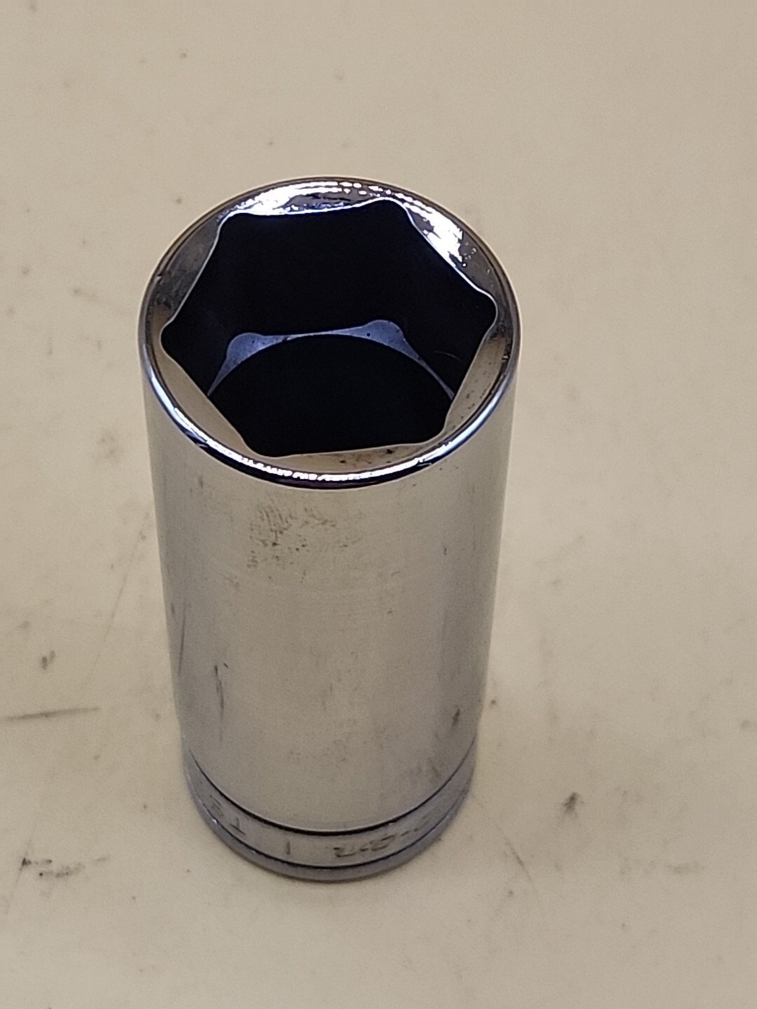 Snap-on Tools TS321 1/2” Drive 6 Pt SAE 1” Flank Drive Deep Socket USA